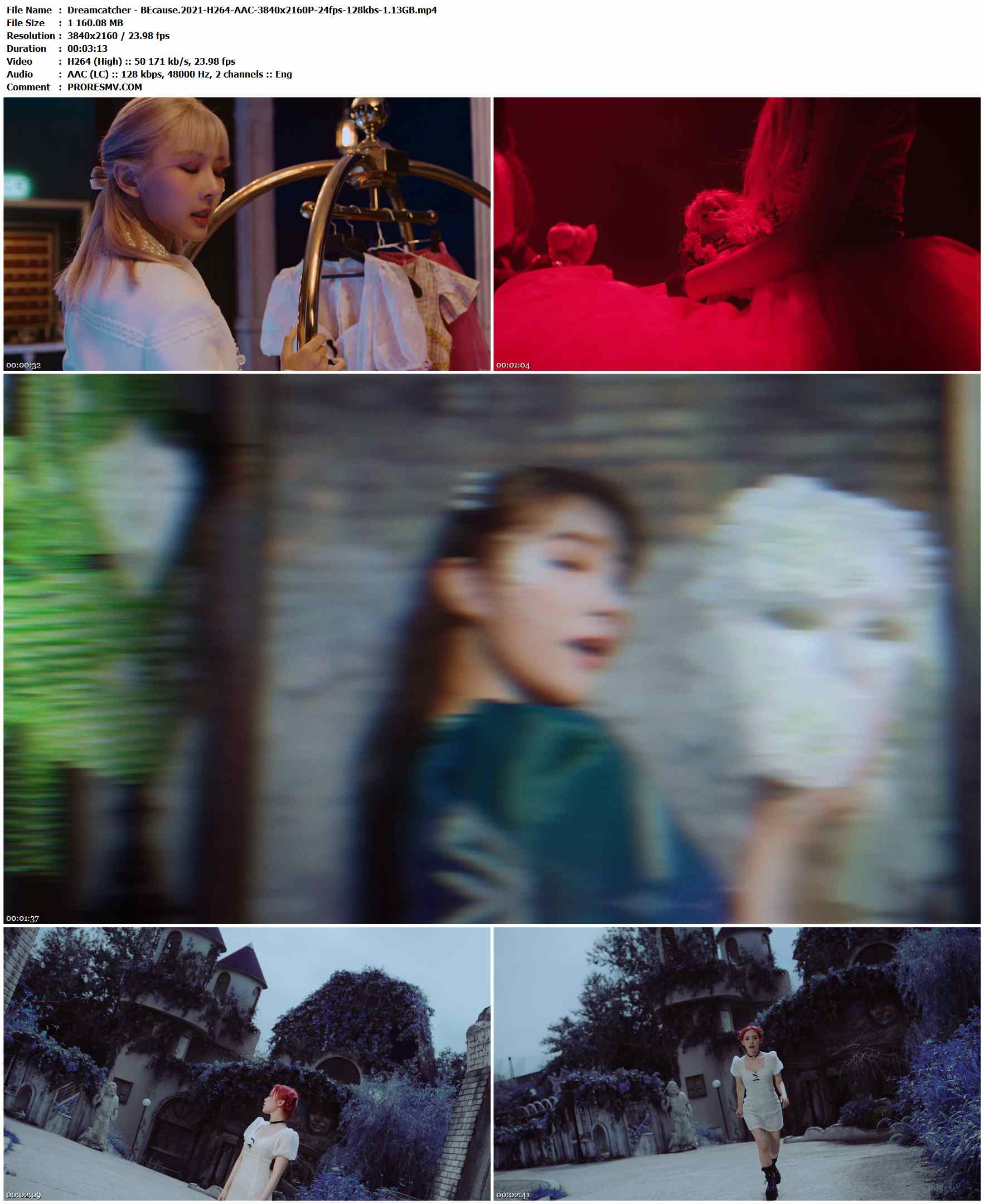 Dreamcatcher - BEcause.2021-H264-AAC-3840x2160P-24fps-128kbs-1.13GB官方MV_高清MV